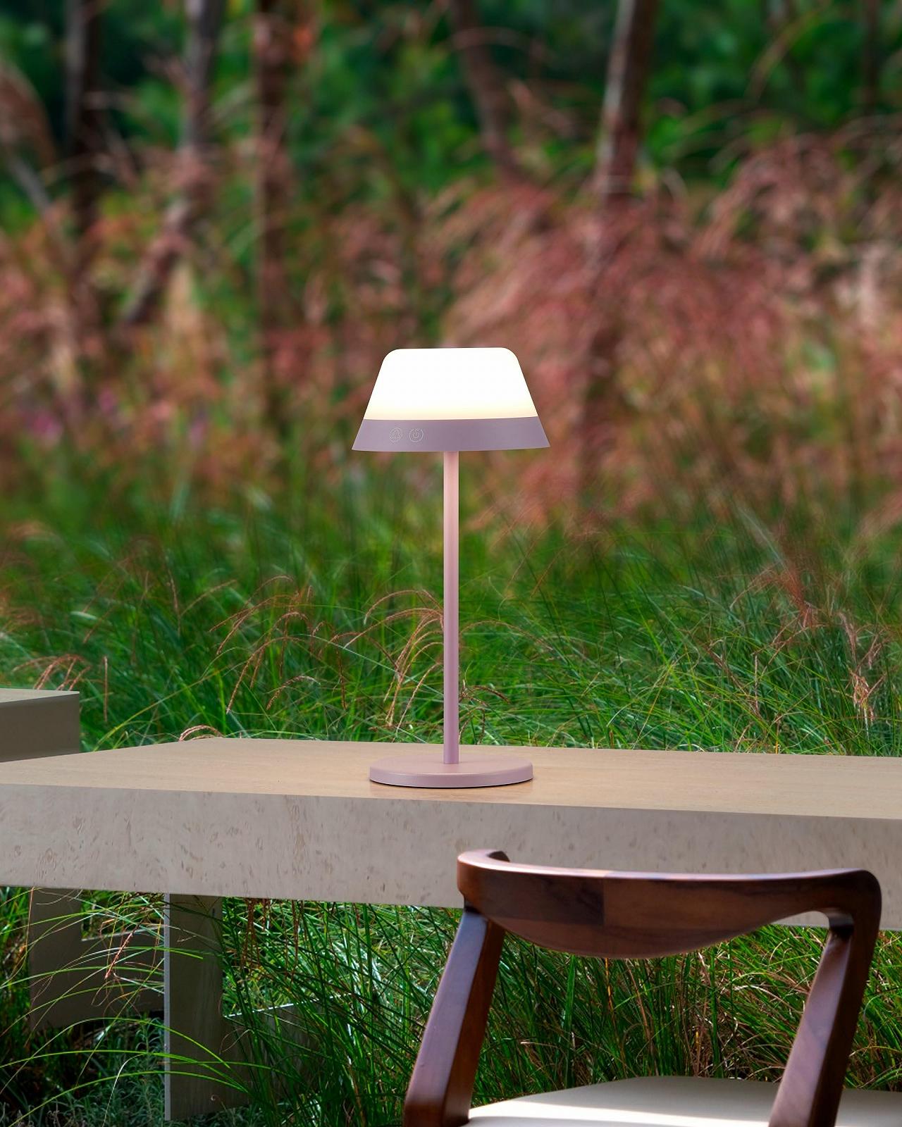Настільна лампа LED EGLO Meggiano Для вулиці Бездротова USB Білий Фіолетовий RGB IP54, фото №4