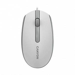 Купить Мышка Canyon M-10 USB White Grey (CNE-CMS10WG) - Фото 1 Мышка Canyon M-10 USB White Grey (CNE-CMS10WG) - Фото 1