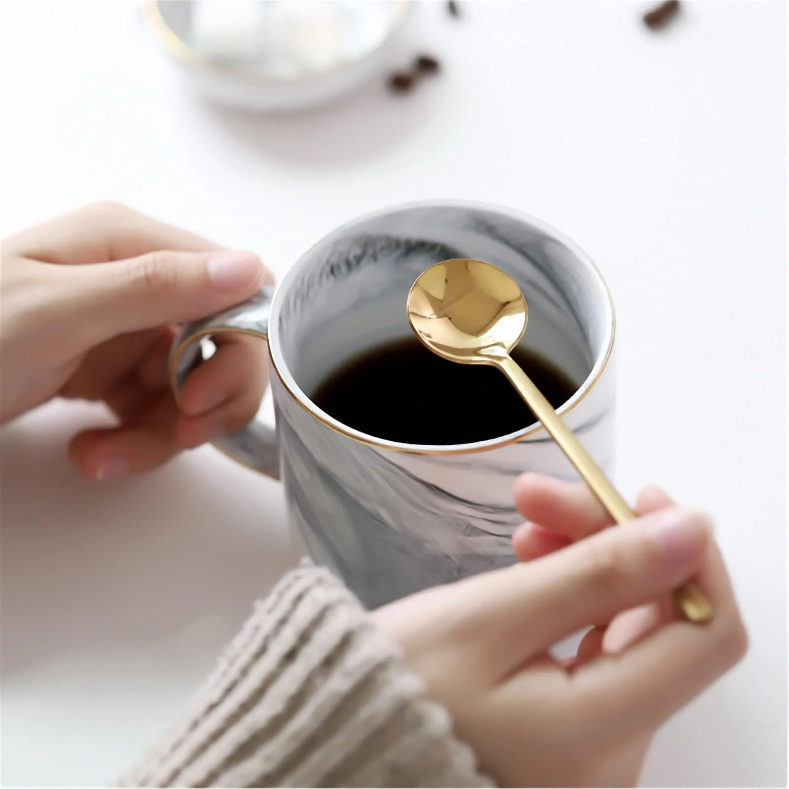 Ложка Кавова З Нержавіючої Сталі 13 cm (Набір 8 шт.), фото №2