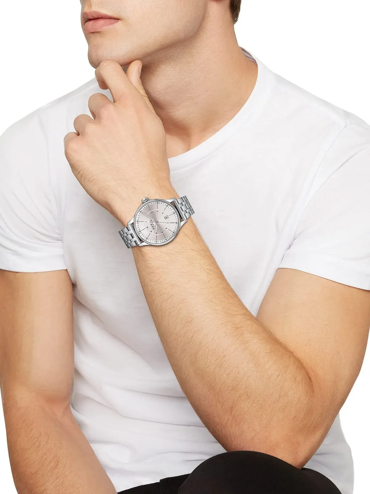 Годинник Breil Classy Чоловічий Срібний Циферблат Кварцовий Механізм Срібний Сталевий Браслет EW0644, фото №4 Годинник Breil Classy Чоловічий Срібний Циферблат Кварцовий Механізм Срібний Сталевий Браслет EW0644, фото №4