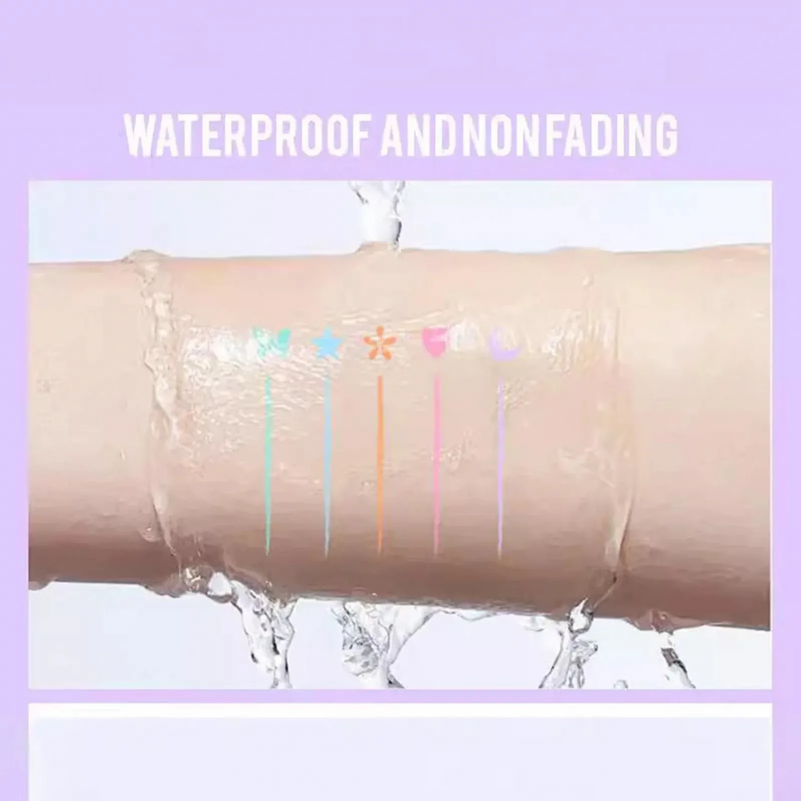 Двусторонняя жидкая Подводка для глаз, штамп, фото №5