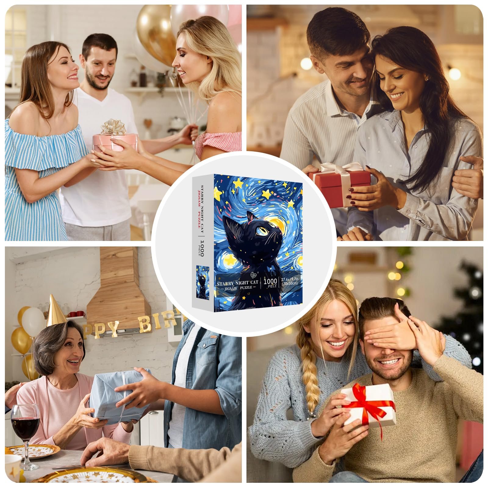 Пазл Magic Cats Starry Night Cat 1000 деталей 70 x 50 см, фото №8