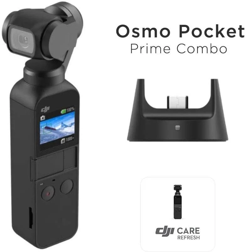 Екшн-камера DJI Osmo Pocket Prime Combo / 12Мп / 4K / 120fps / Wi-Fi / Bluetooth / Чорний, фото №1