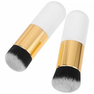 Кисть Для Макияжа Beaupretty Foundation Rougepinsel Профессиональная Foundation Pinsel Puderpinsel Eyeliner Pinsel Дорожный Пластик Конический Набор Белый - Фото 1