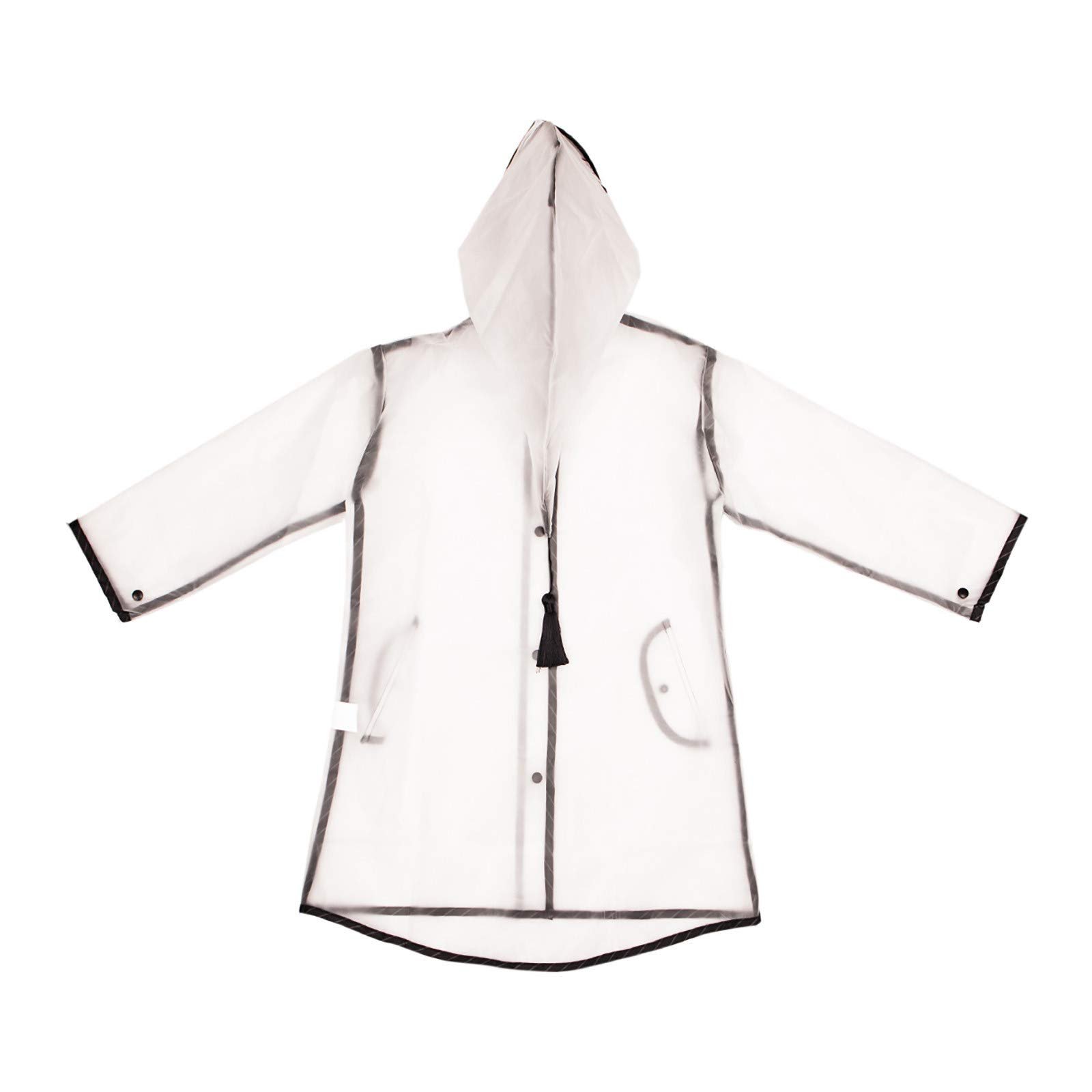 Детский дождевик Unisex Прозрачный с капюшоном для девочек, фото №1