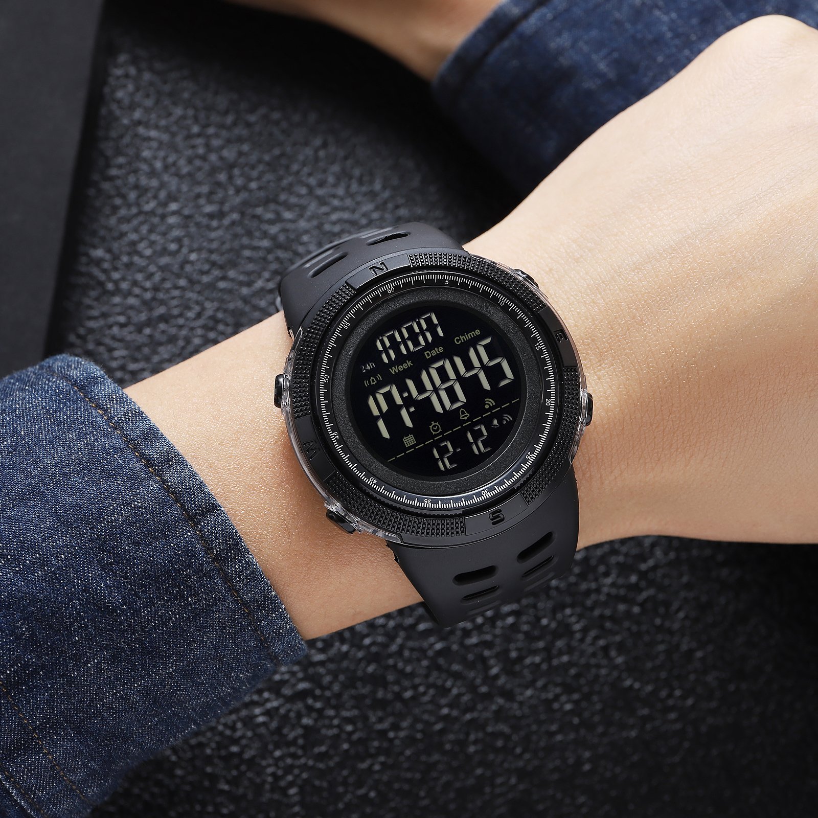 Годинник Skmei 2070BK Black, фото №3