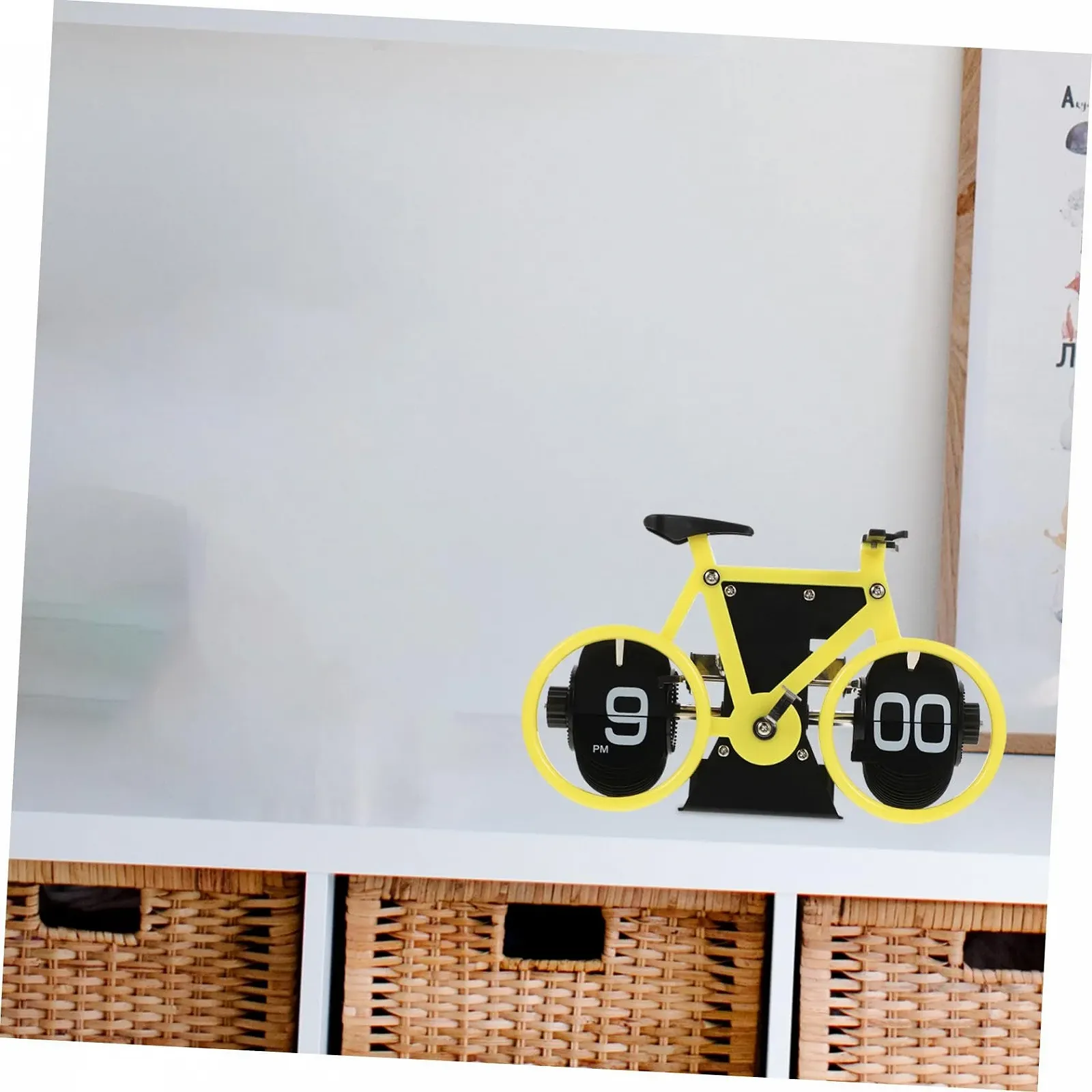Настольные часы MUCKLILY в форме велосипеда, ретро стиль, фото №4 Настольные часы MUCKLILY в форме велосипеда, ретро стиль, фото №4