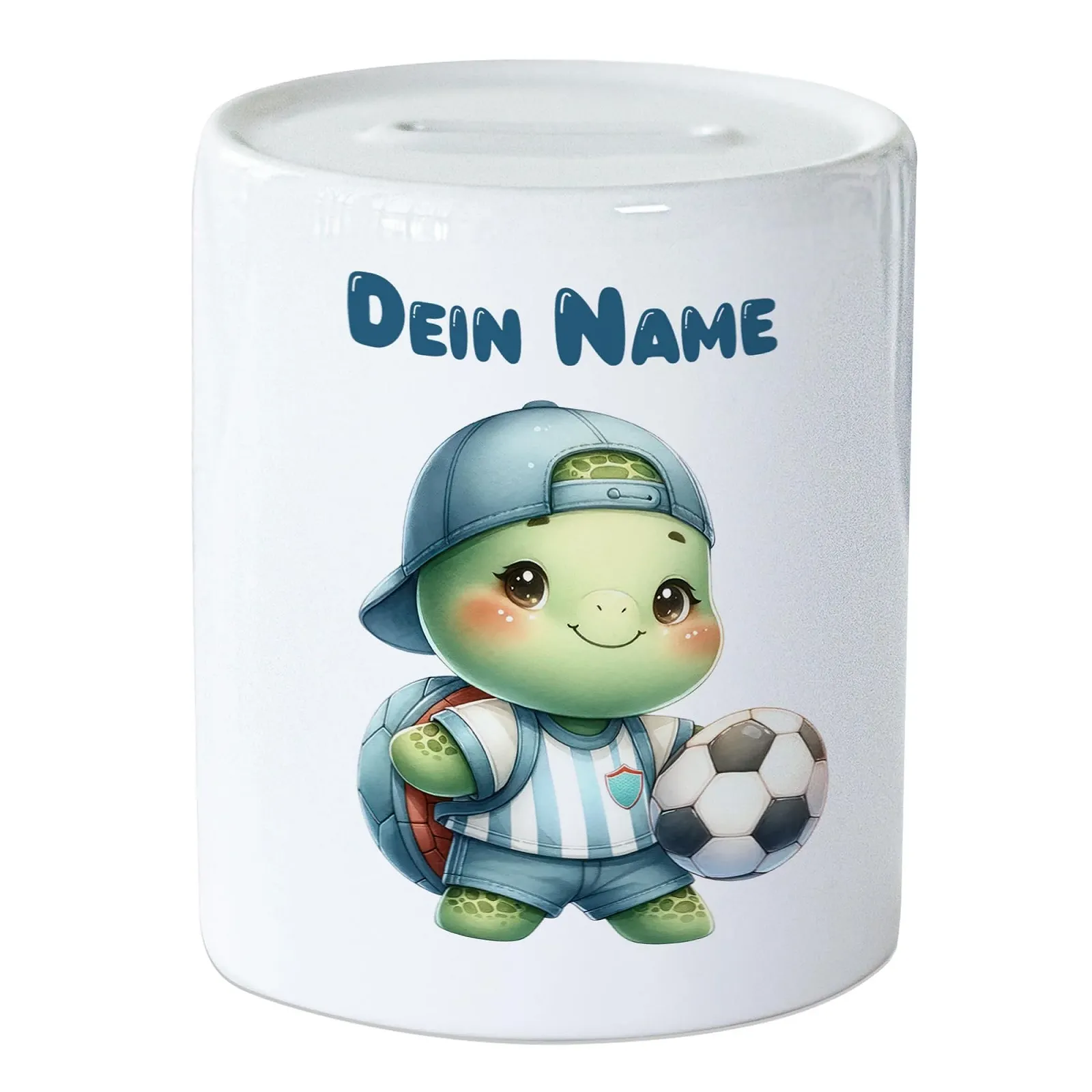 Скарбничка GRAZDesign Футбольна тварина Черепаха керамічна багаторазова, фото №1