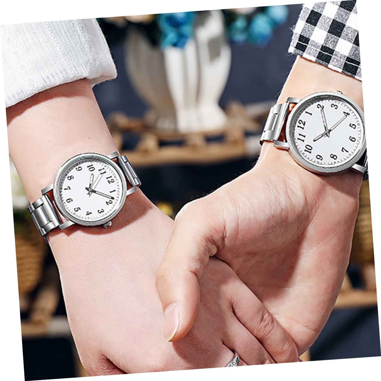 Набір Годинників Унісекс LIFKOME 2 шт, сріблястий, фото №7 Набір Годинників Унісекс LIFKOME 2 шт, сріблястий, фото №7