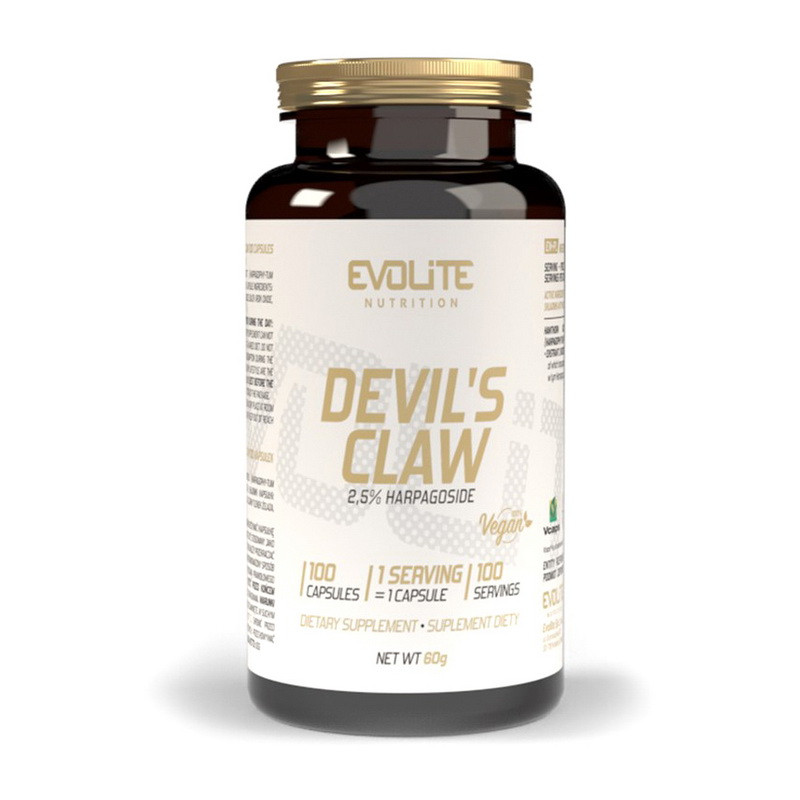 Devil's Claw 500 mg 100 veg caps, фото №1