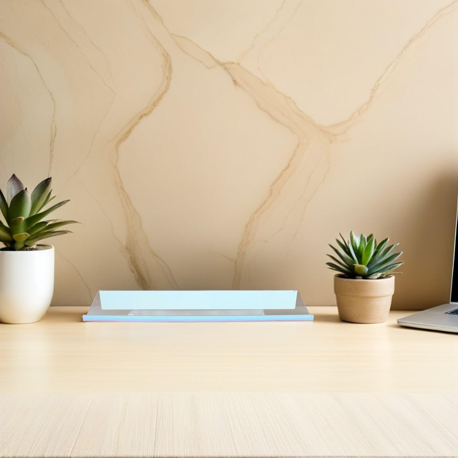 Підставка для клавіатури акрилова ергономічна похила матова прозора стабільна для офісу дому школи, фото №6 Підставка для клавіатури акрилова ергономічна похила матова прозора стабільна для офісу дому школи, фото №6