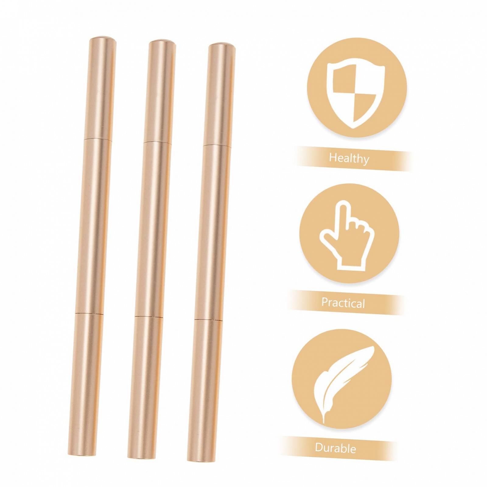 Олівець Ipetboom 3St Подвійний для брів Водонепроникний Темно-коричневий, фото №6