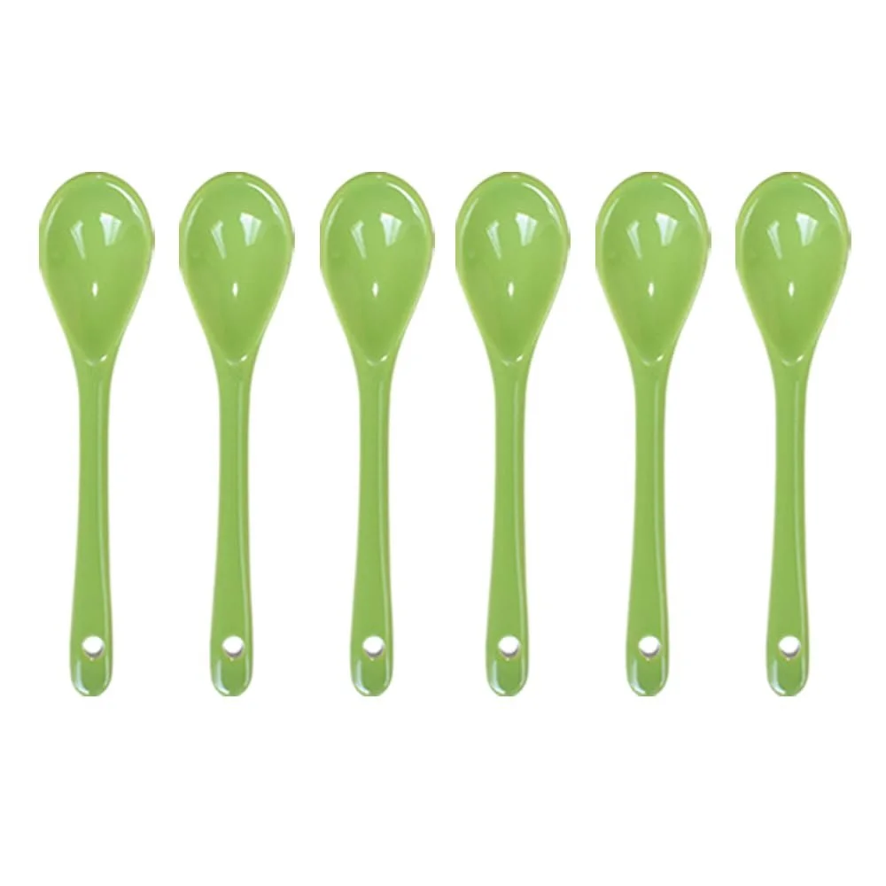 Ложка Pirhosigma Керамічна 4.7" Зелена (6 шт.), фото №1