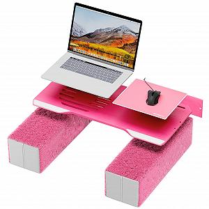 Эргономичный столик для ноутбука Couchmaster CYPINK для дивана, очень широкий для ноутбуков или беспроводных периферийных устройств synthetic.ua - Фото 1