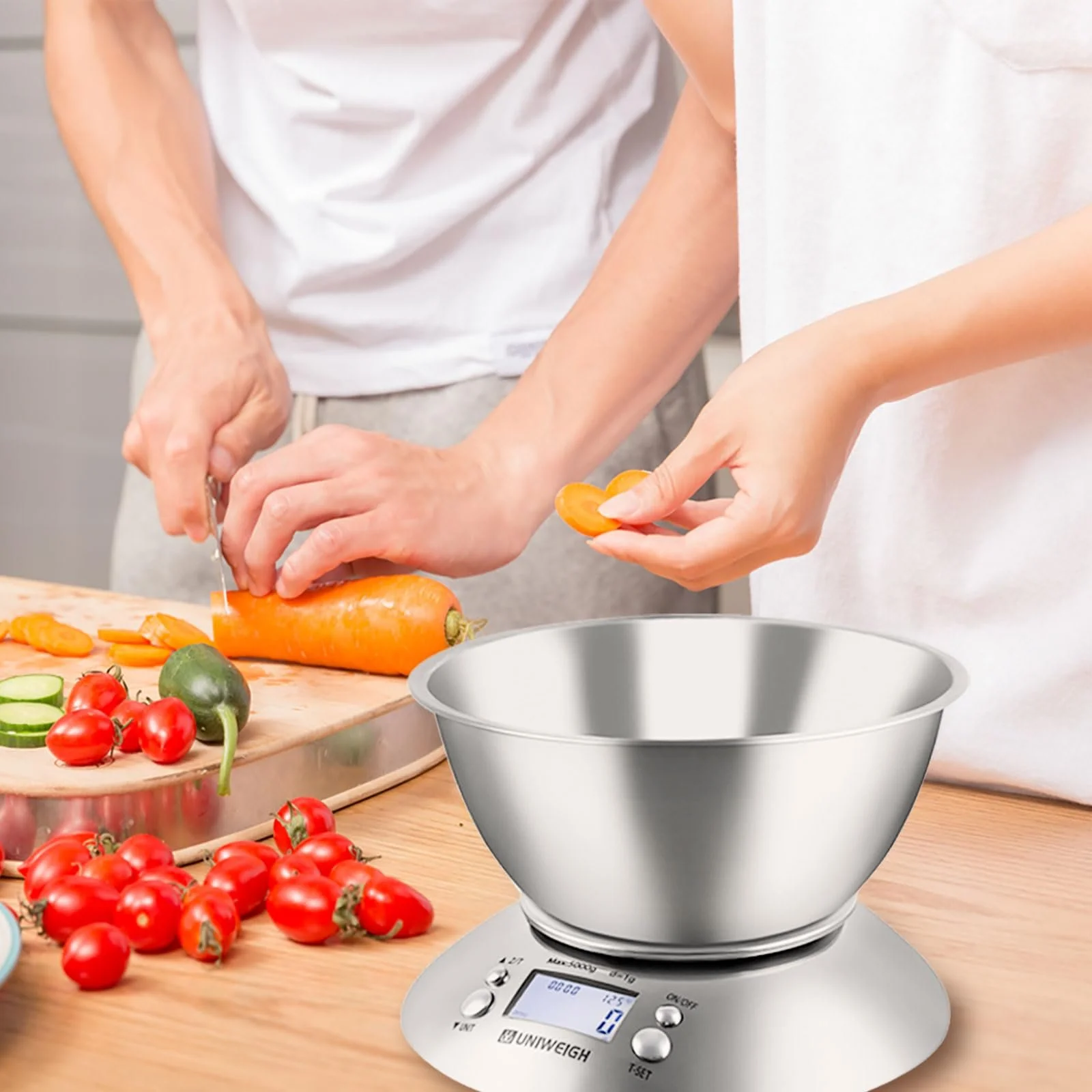 Кухонні ваги Bowl Digital 2.15 L Stainless Steel 5 kg, фото №2 Кухонні ваги Bowl Digital 2.15 L Stainless Steel 5 kg, фото №2