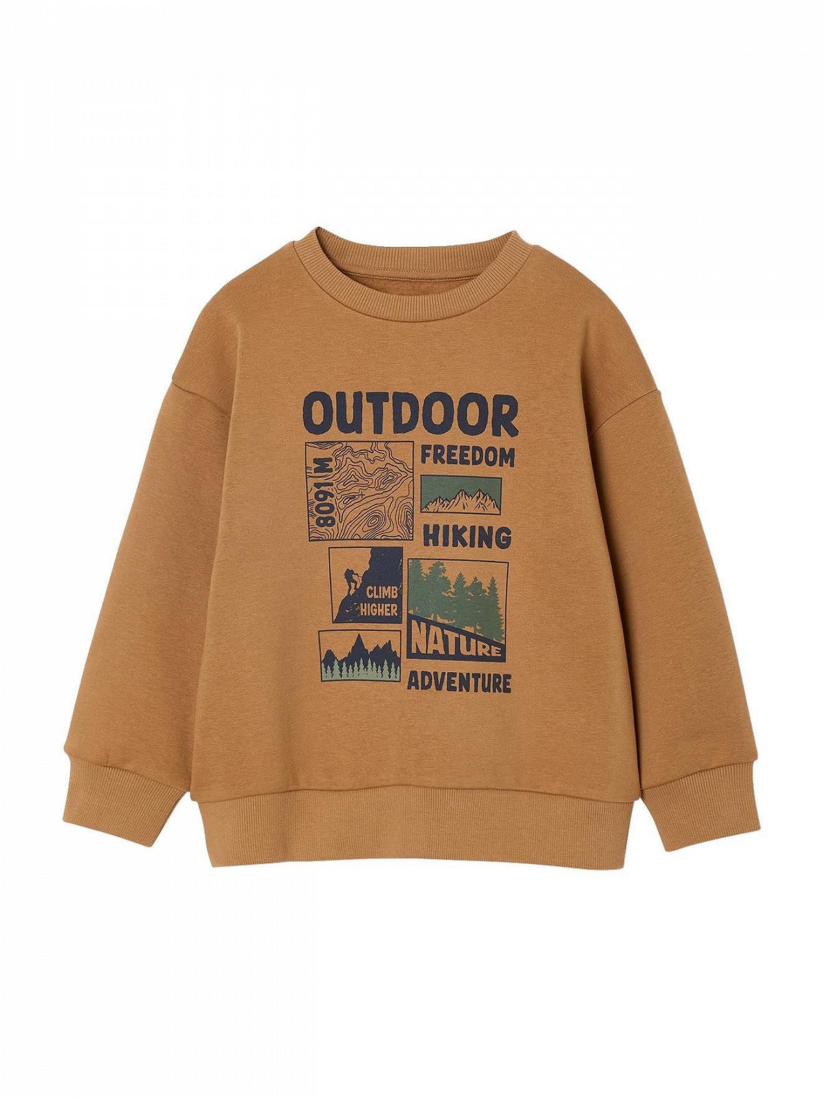 Комплект з 2 світшотів для хлопчиків з принтом спереду VERTBAUDET, фото №3