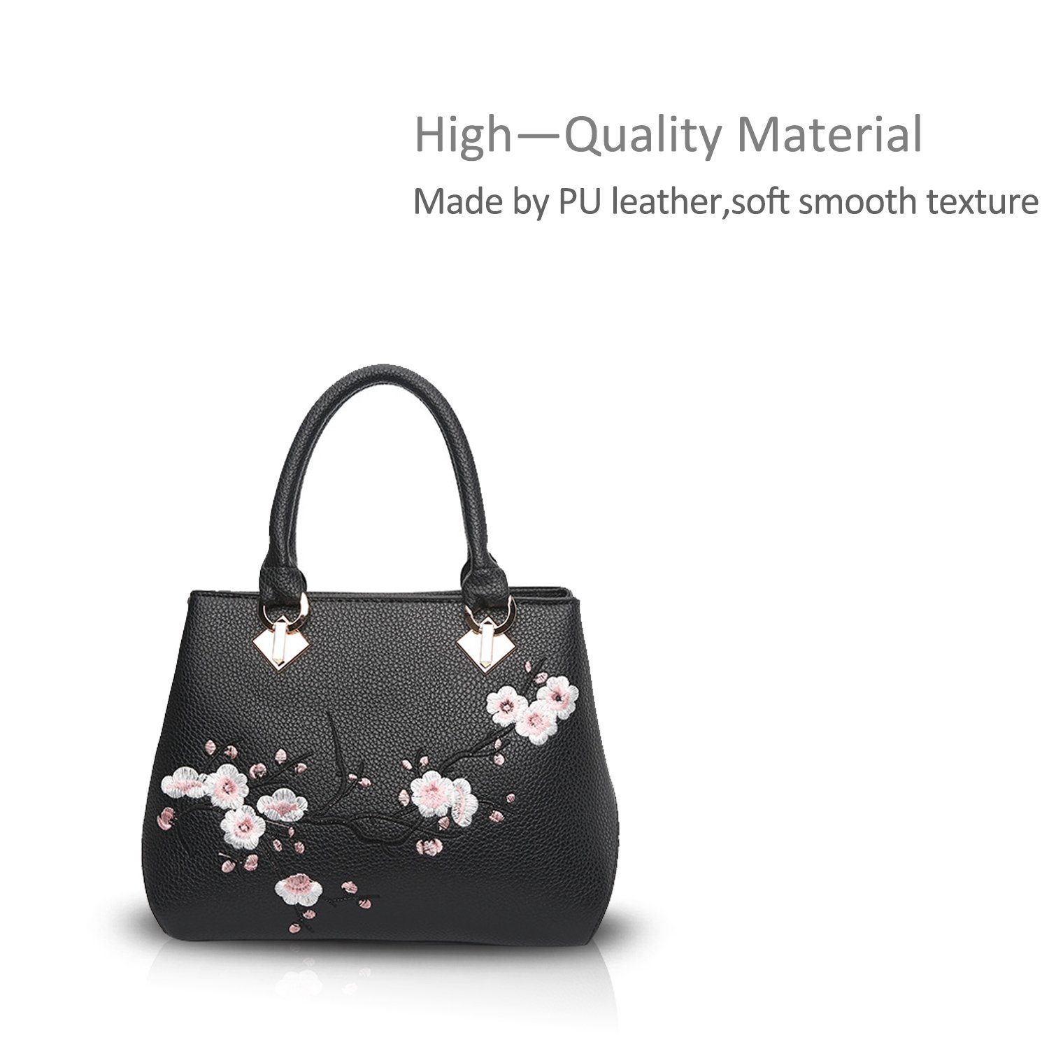 Сумка Nicole&Doris Чорна зі штучної шкіри, фото №3