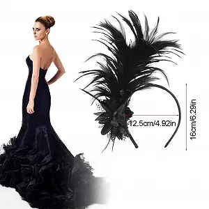 Обруч для волос с перьями synthetic.ua - Фото 1