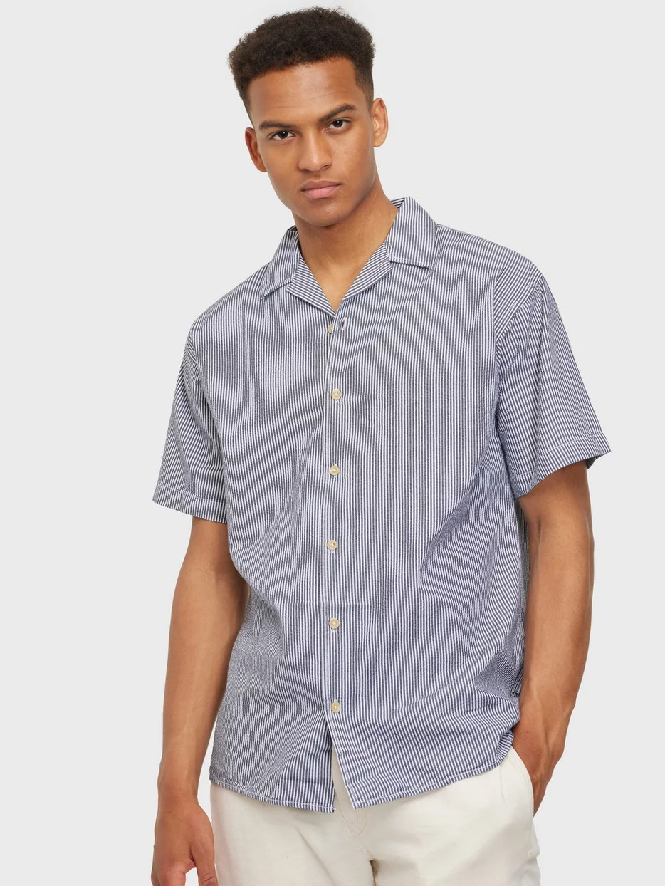 Рубашка Jack&Jones SS 12187608 Blazer Голубой M, фото №1