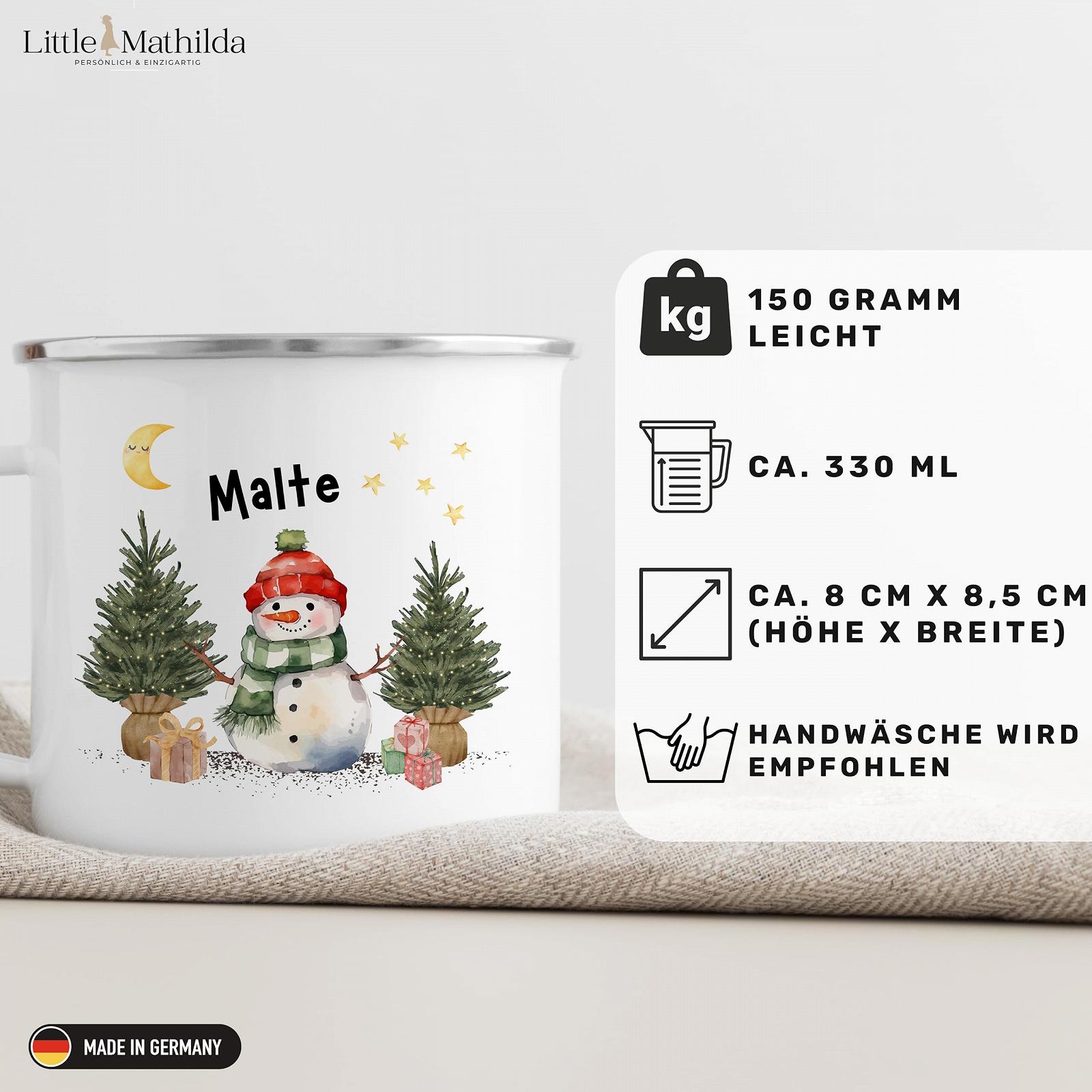 Персоналізована різдвяна кружка Різдво (Сніговик), фото №5