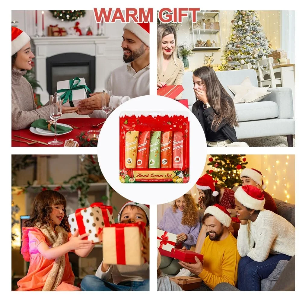 Набір з 5 кремів для рук Різдвяне морозиво, фото №5