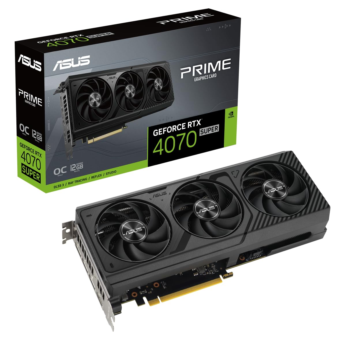 Видеокарта ASUS GeForce RTX 4070 SUPER OC Edition 12GB GDDR6X, фото №1 Видеокарта ASUS GeForce RTX 4070 SUPER OC Edition 12GB GDDR6X, фото №1
