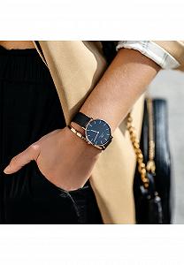 Женские аналоговые кварцевые часы Daniel Wellington DW00100201 с ремешком из нержавеющей стали synthetic.ua - Фото 1