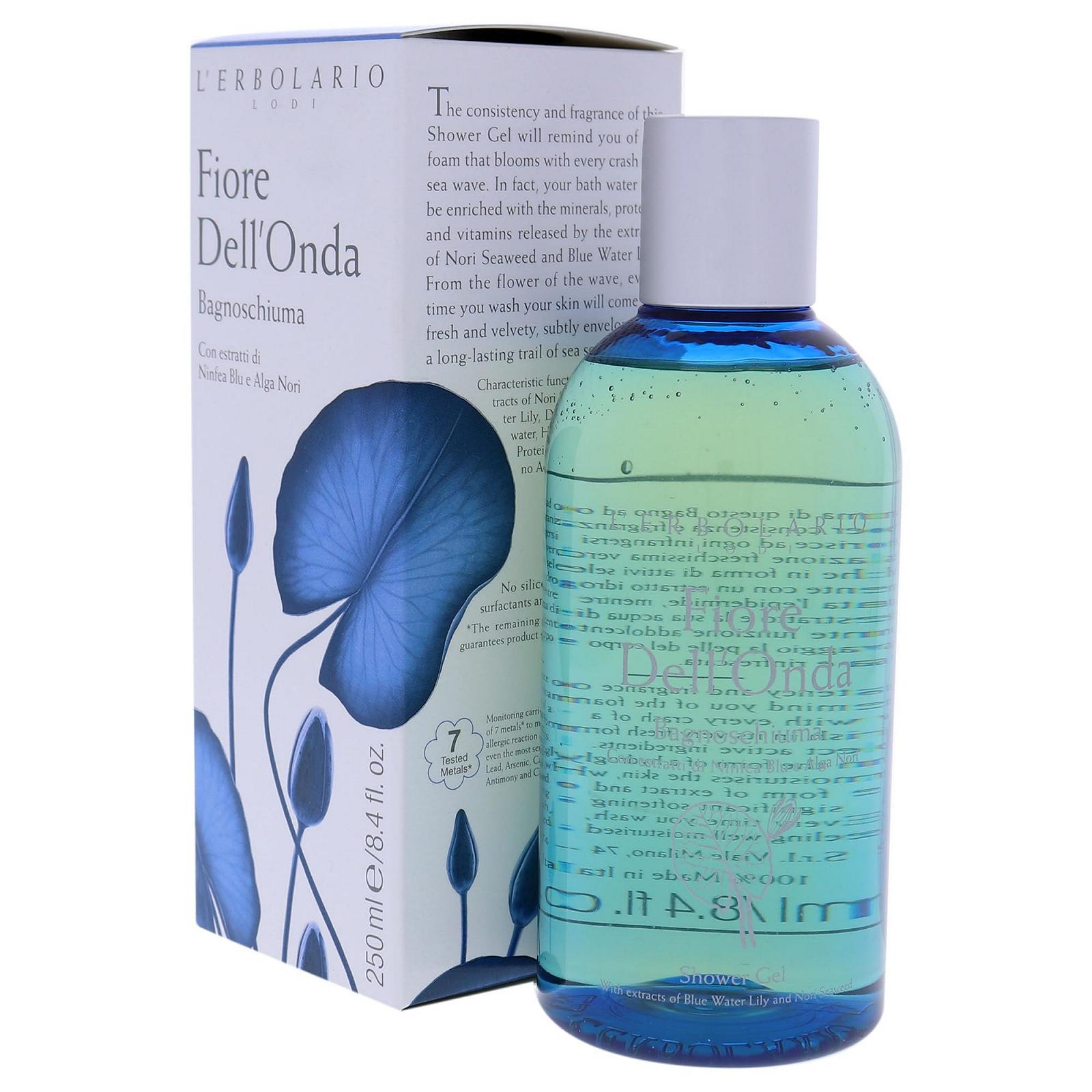Гель для душа L'Erbolario Fiore Dell'Onda 250 мл, фото №4
