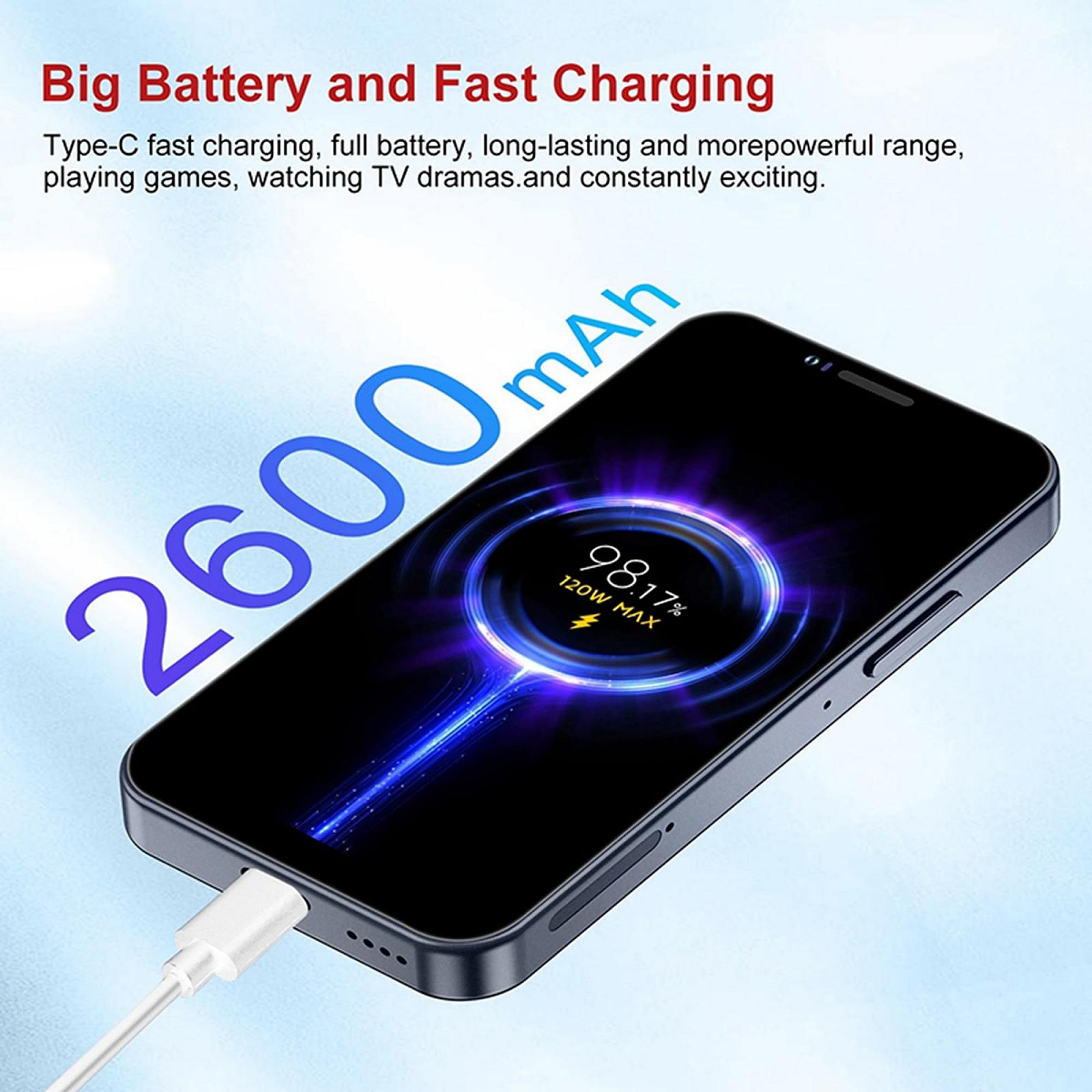 Мини-смартфон 3G Unlocked Dual SIM Quad Core 3.0" HD Screen 3 + 64 ГБ Android 8.1, фото №7