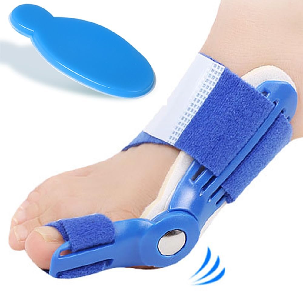 Коректор великого пальця стопи регульований з силіконовою гелевою подушечкою, Hallux Valgus, унісекс, один розмір (Модель 1), фото №1