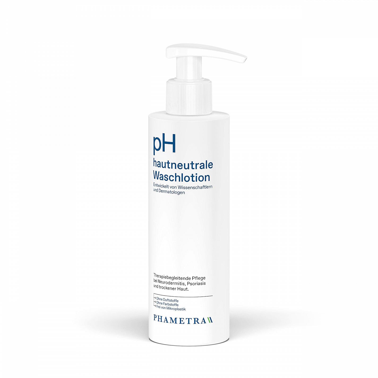 Лосьон для мытья Phametra pH Neutral медицинский для чувствительной кожи 200 мл, фото №1