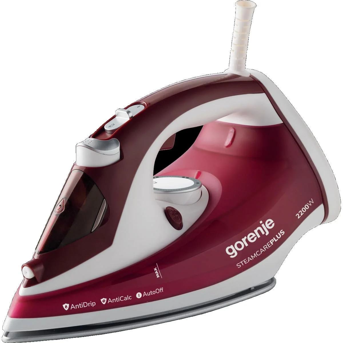 Паровой утюг Gorenje SIH2200RBC 2200 Вт 90 г/мин Красный, фото №1