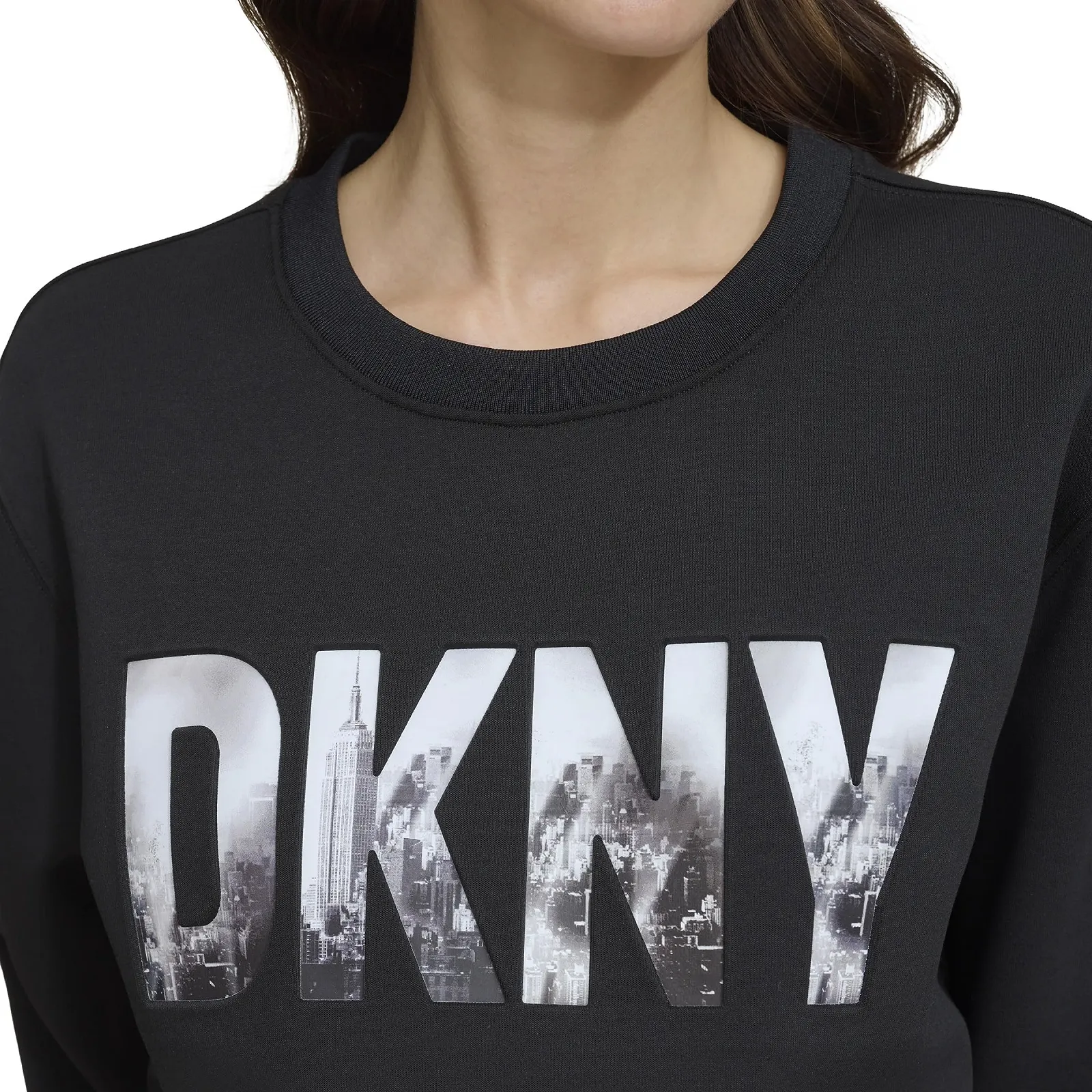 Пуловер DKNY Skyline Жіночий з круглим вирізом та логотипом, фото №5