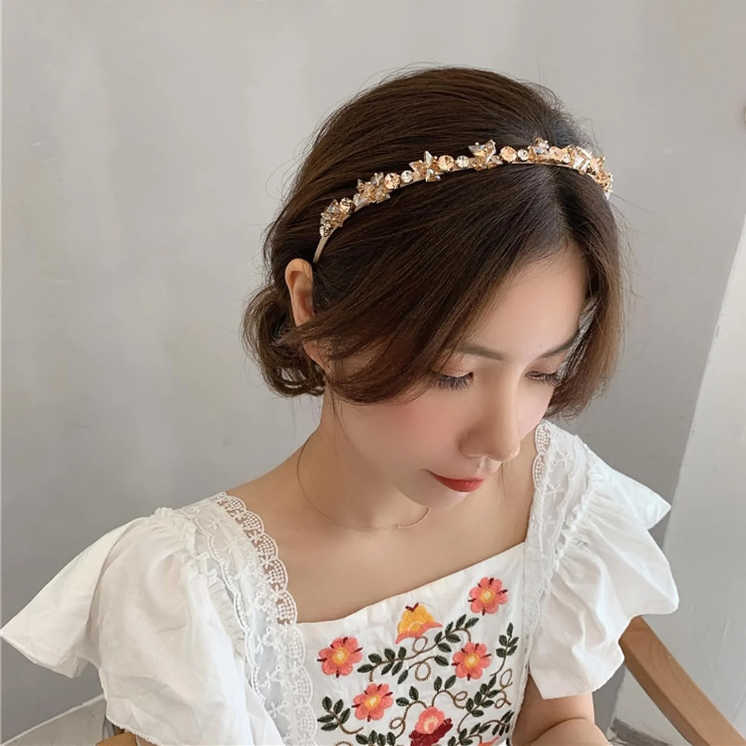 Обруч Блискучий для волосся жіночий з кристалами, фото №7 Обруч Блискучий для волосся жіночий з кристалами, фото №7