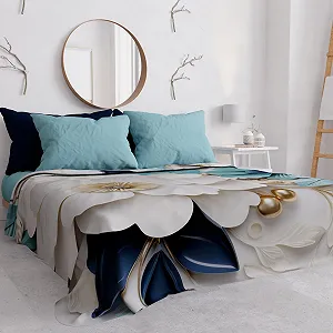 Покривало PETTI Artigiani Italiani Літо Квітковий візерунок 05-19 synthetic.ua - Фото 1