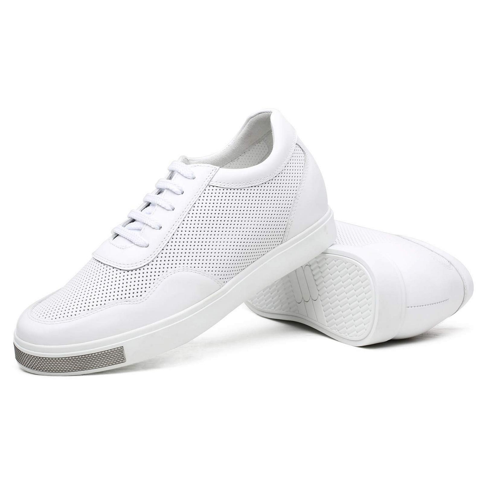 Кросівки CHAMARIPA з ліфтом для чоловіків, дихаюча сітка, шкіряні, збільшення зросту - на 6 см, H71C26K175D, фото №8