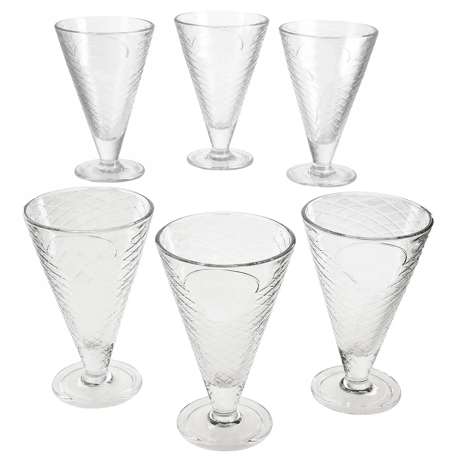 Креманка MamboCat Набор из 6 Copa Helado для мороженого, прозрачный, 340 мл, фото №2