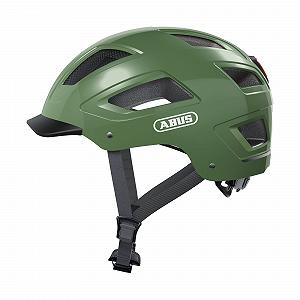 Шолом Міський ABUS Hyban 2.0 з заднім ліхтарем, ABS, Jade Green, розмір M (52–58 см) - Фото 1