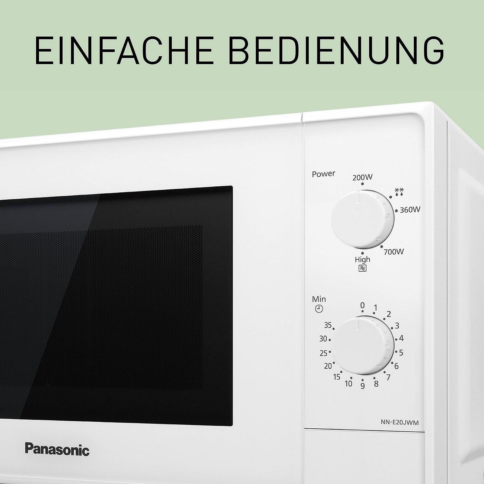 Мікрохвильова піч Panasonic NN-E20JWMEBG 20 л 800 Вт Біла, фото №4 Мікрохвильова піч Panasonic NN-E20JWMEBG 20 л 800 Вт Біла, фото №4