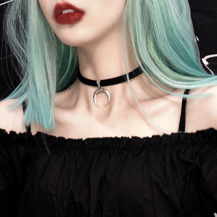 Чокер с Месяцем Bioworld Серебристый 13666, фото №3 Чокер с Месяцем Bioworld Серебристый 13666, фото №3