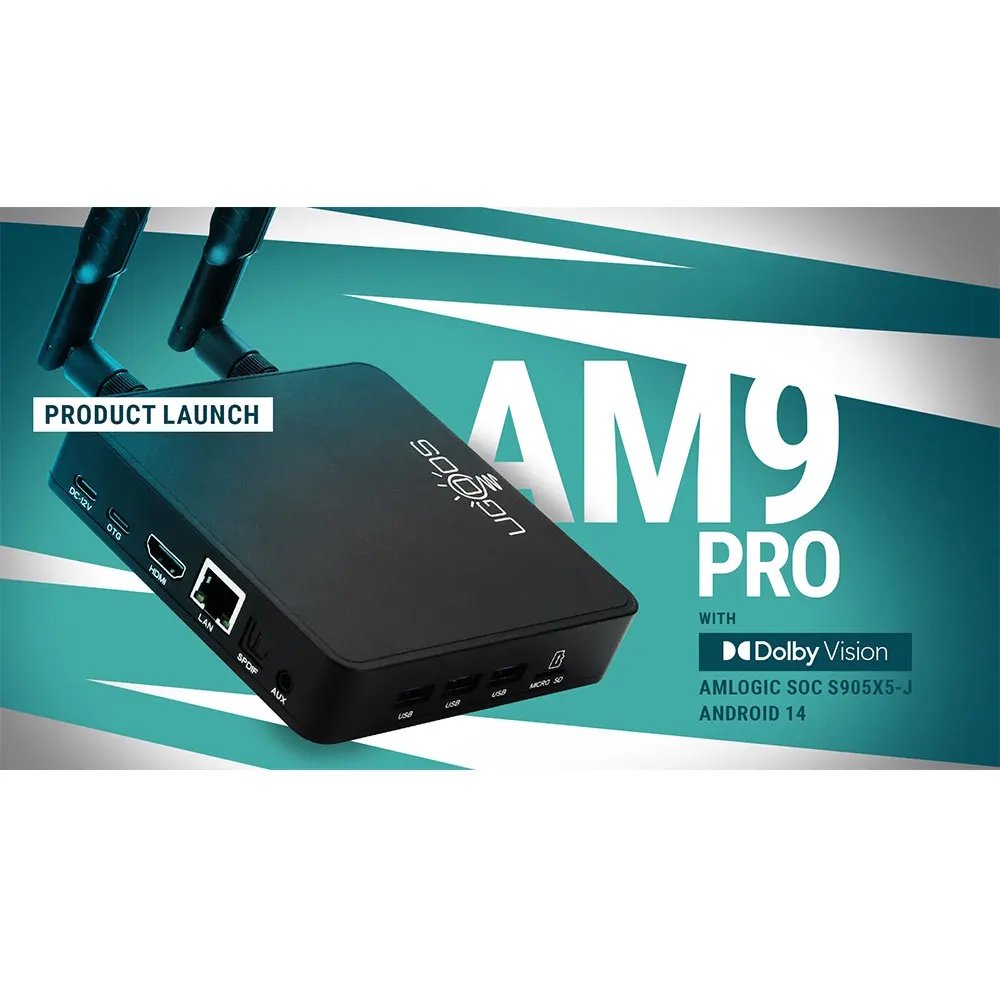 Медиаплеер Ugoos AM9 PRO Amlogic S905X5-J 4/64 WIFI6 AIPQ AISR Dolby Vision, фото №1 Медиаплеер Ugoos AM9 PRO Amlogic S905X5-J 4/64 WIFI6 AIPQ AISR Dolby Vision, фото №1