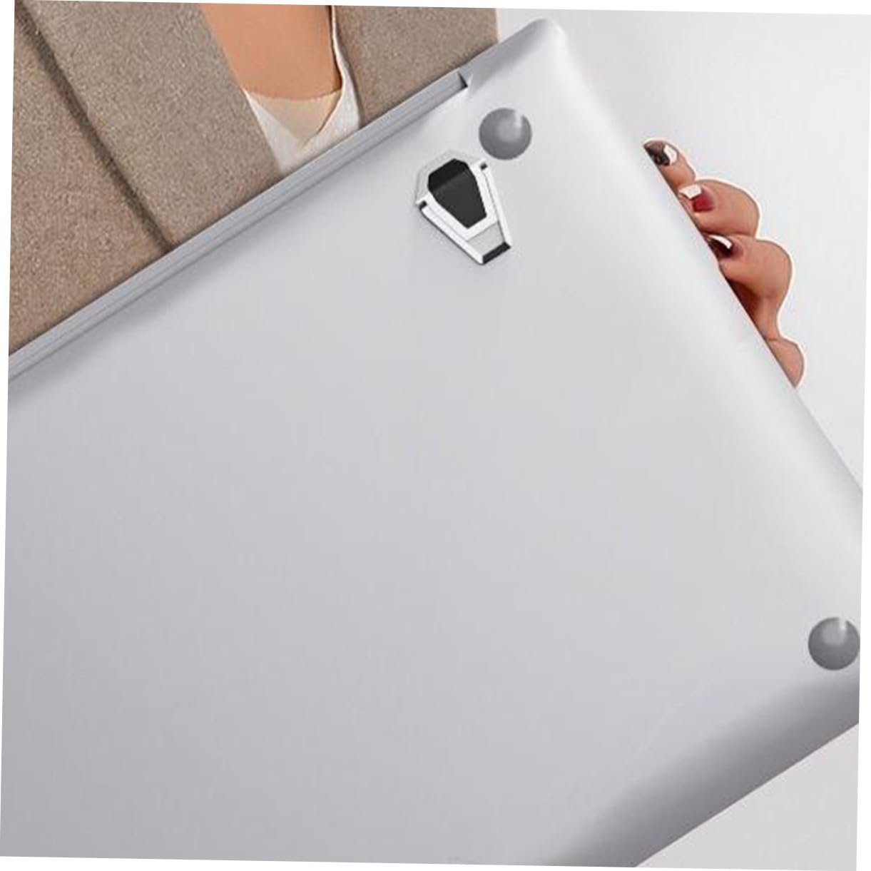 Підставка для ноутбука складана портативна ергономічна для кращої постави покращене охолодження відкрита конструкція, 4 шт, фото №6