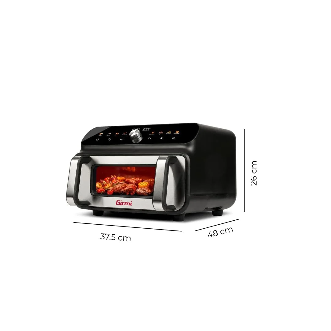 Мультипіч-гриль Girmi FG77 Ecofrit Grill 10 л 2000 Вт 50-230°C Digital Display Black/Stainless Steel, фото №2 Мультипіч-гриль Girmi FG77 Ecofrit Grill 10 л 2000 Вт 50-230°C Digital Display Black/Stainless Steel, фото №2