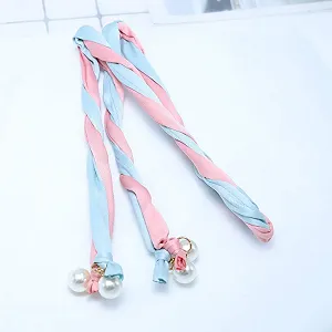 Повязка в стиле бохо с бусинами и железной проволокой Сине-розовый цена на synthetic.ua - Фото 1 Повязка в стиле бохо с бусинами и железной проволокой Сине-розовый synthetic.ua - Фото 1