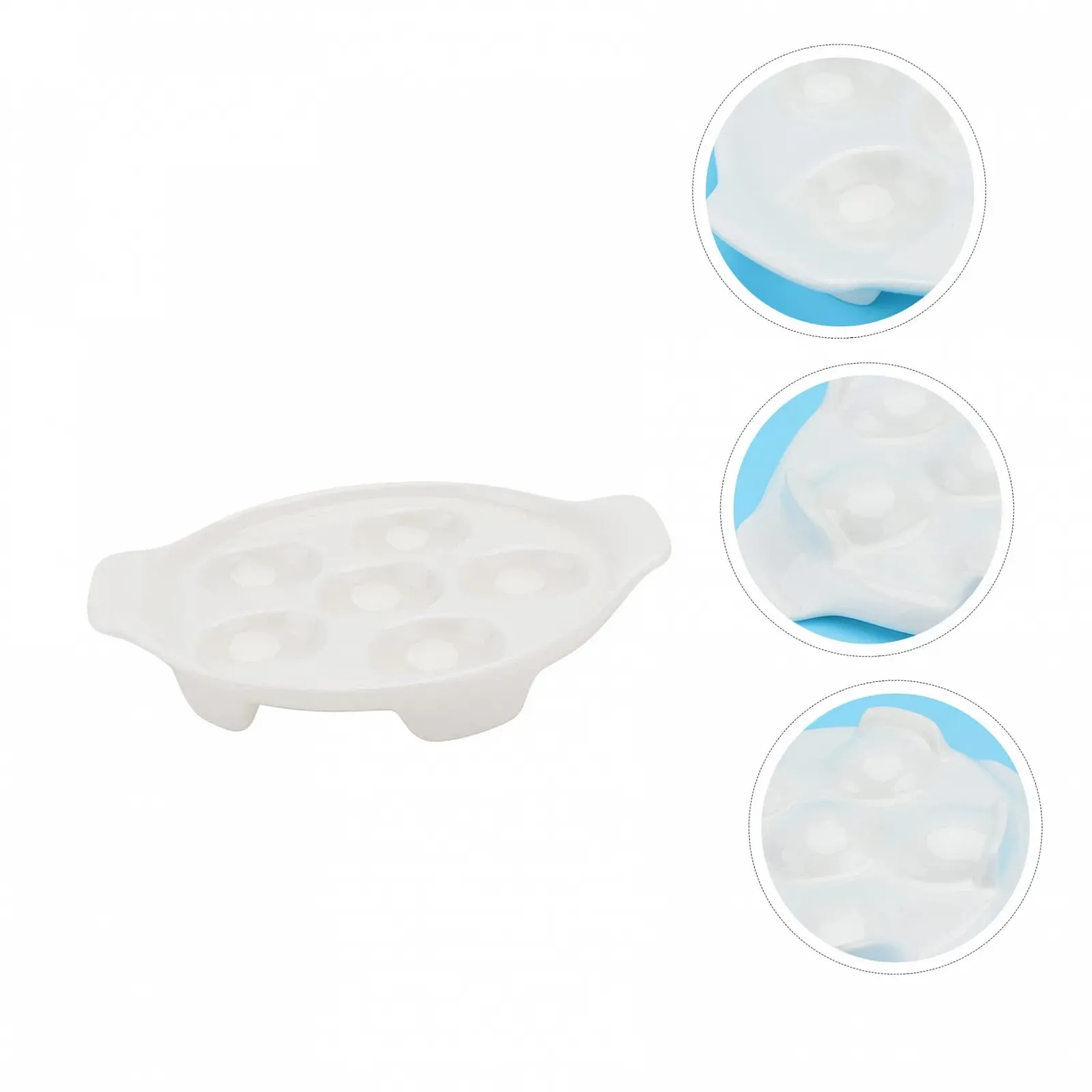 Форма для запекания улиток BESTYASH керамическая на 6 лунок Белая, фото №6