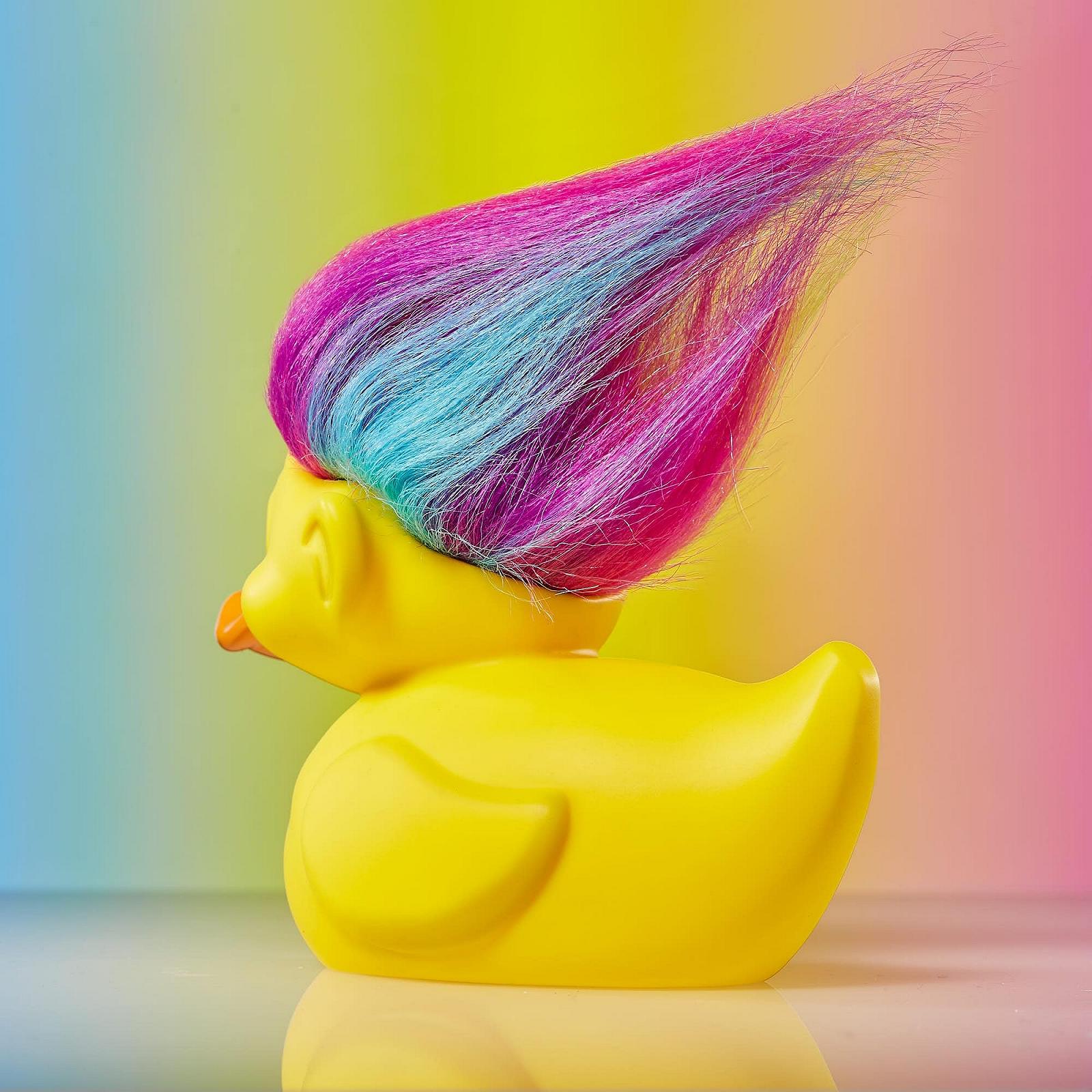 Фігурка гумова качка Rainbow Troll TUBBZ Box Edition, фото №5
