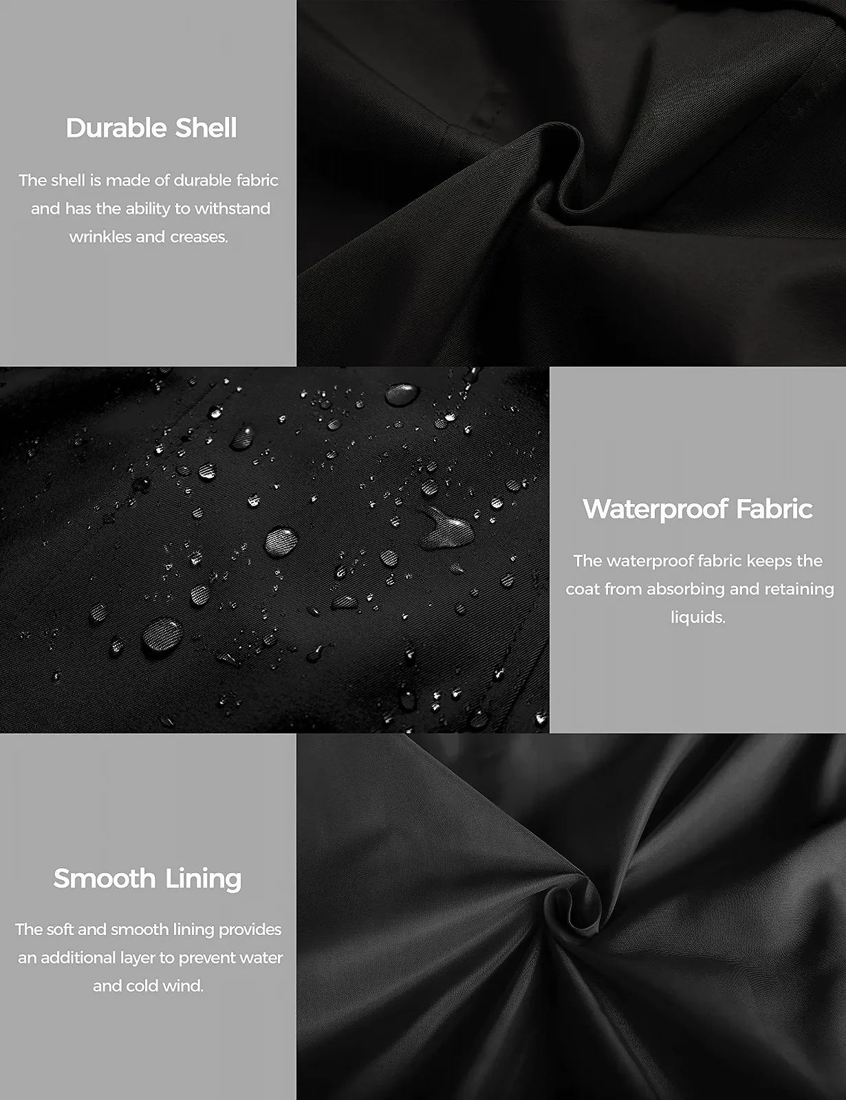 Пальто Wantdo Весняне Вітрозахисне З Ґудзиками на Плечах, фото №6