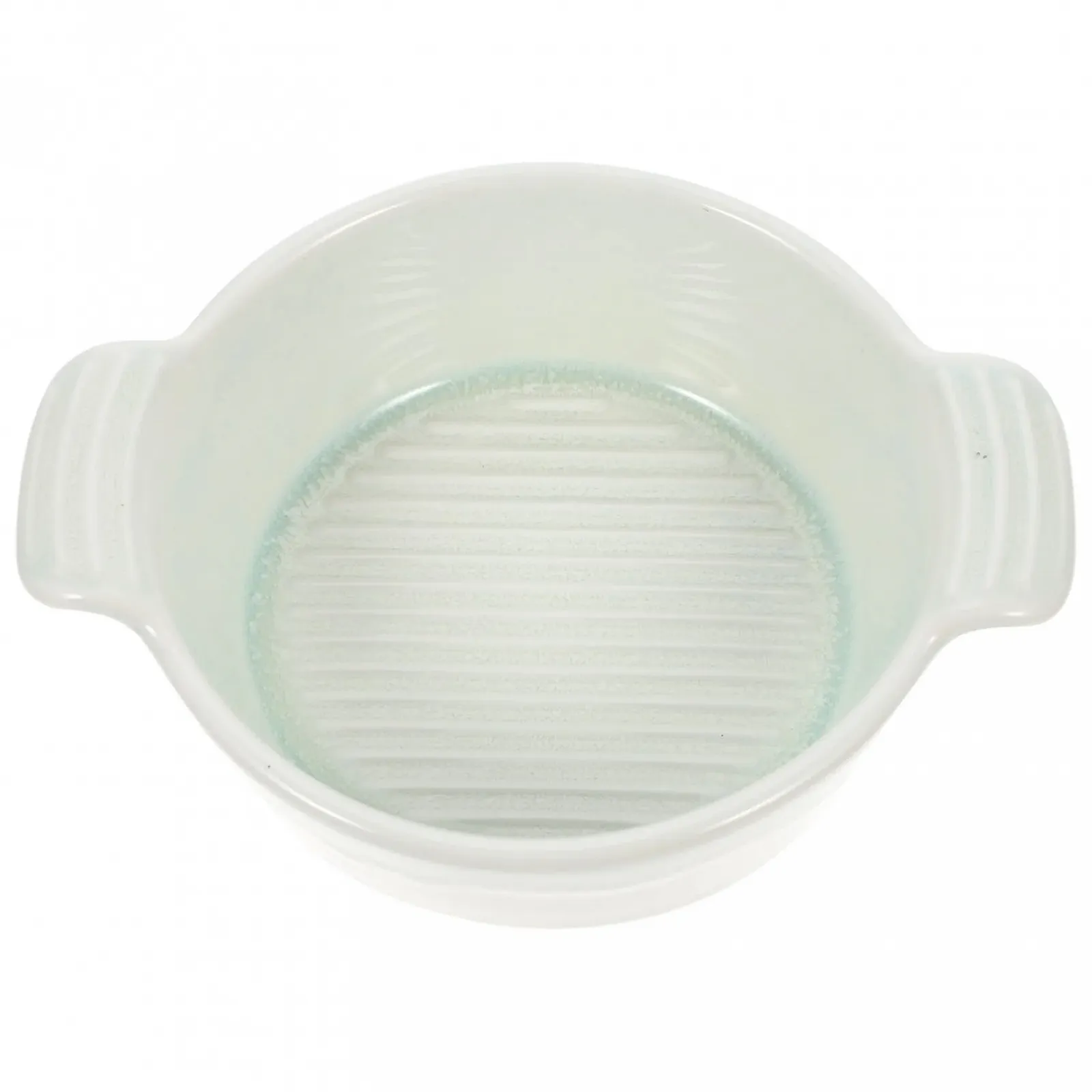 Форма для запекания INOOMP керамическая с двойными ручками круглая термостойкая, фото №1