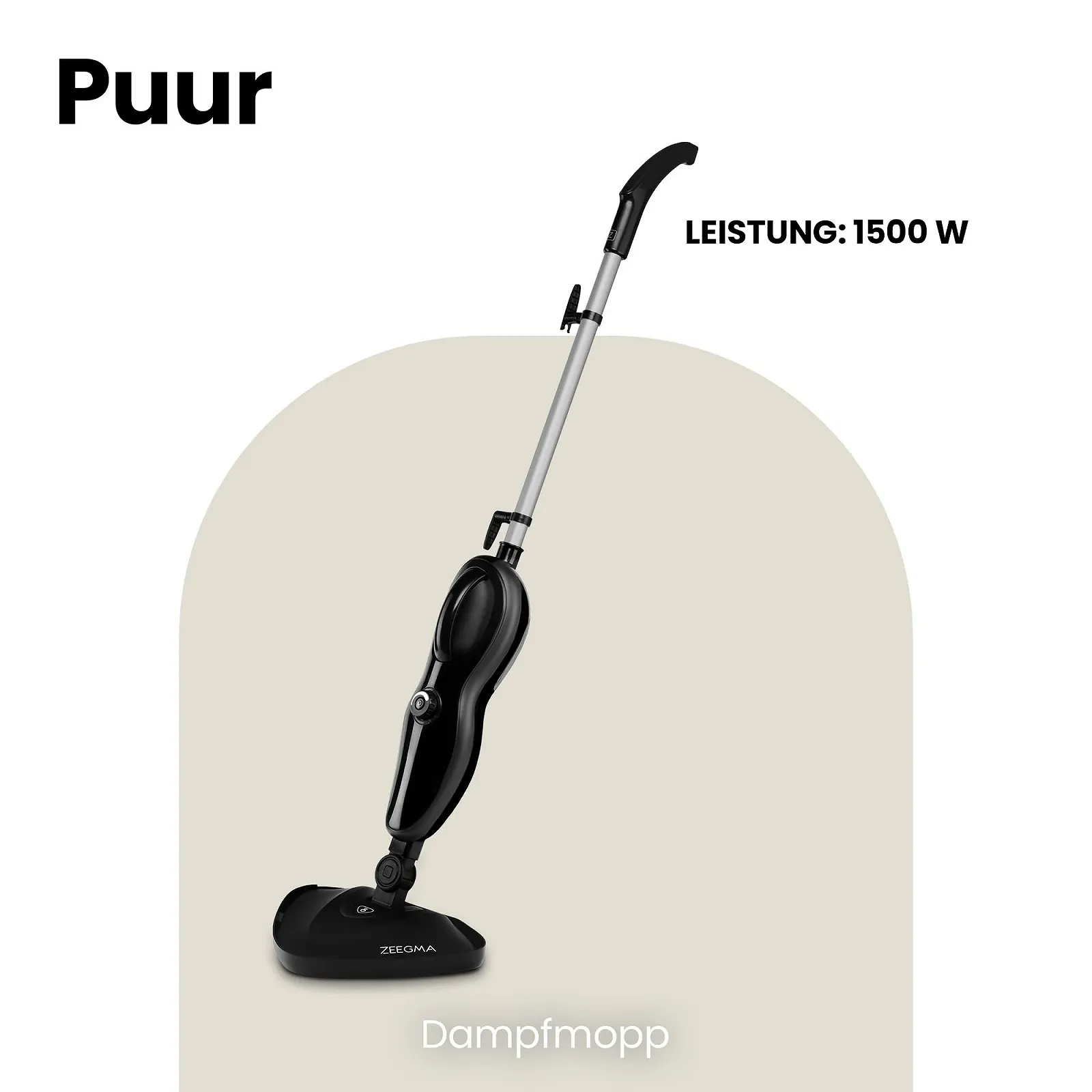 Пароочиститель Zeegma PUUR 1500 Вт, фото №2
