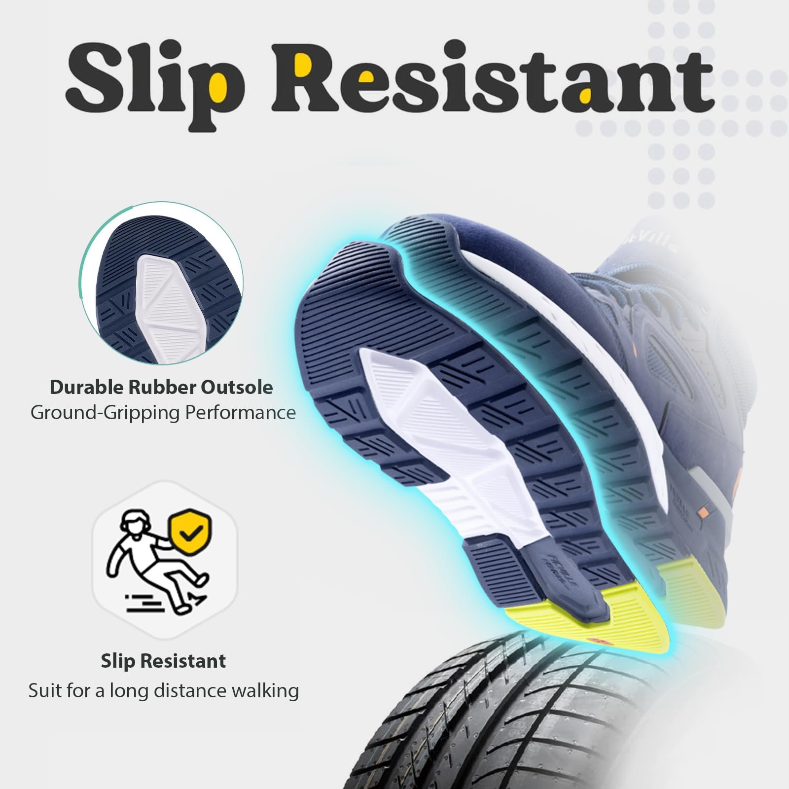 Кросівки FitVille Спортивні Надширокі Чоловічі для бігу, фото №5